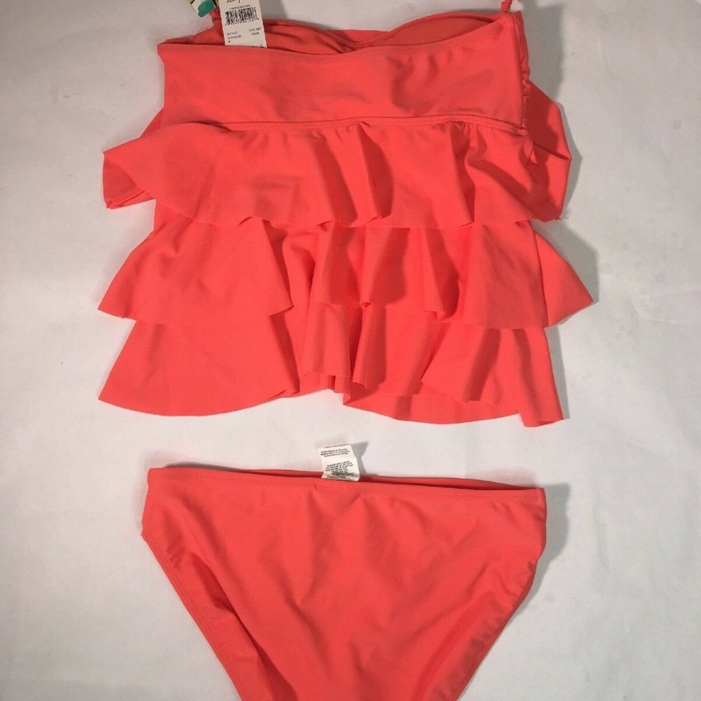 Island Escape Coral Tankini And Shaper Botton Size - image 4